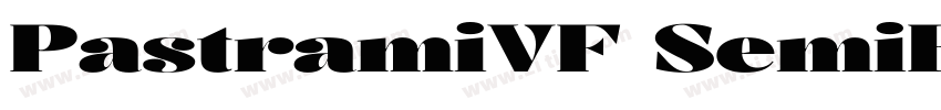 PastramiVF SemiBold字体转换 PastramiVF SemiBold字体转换